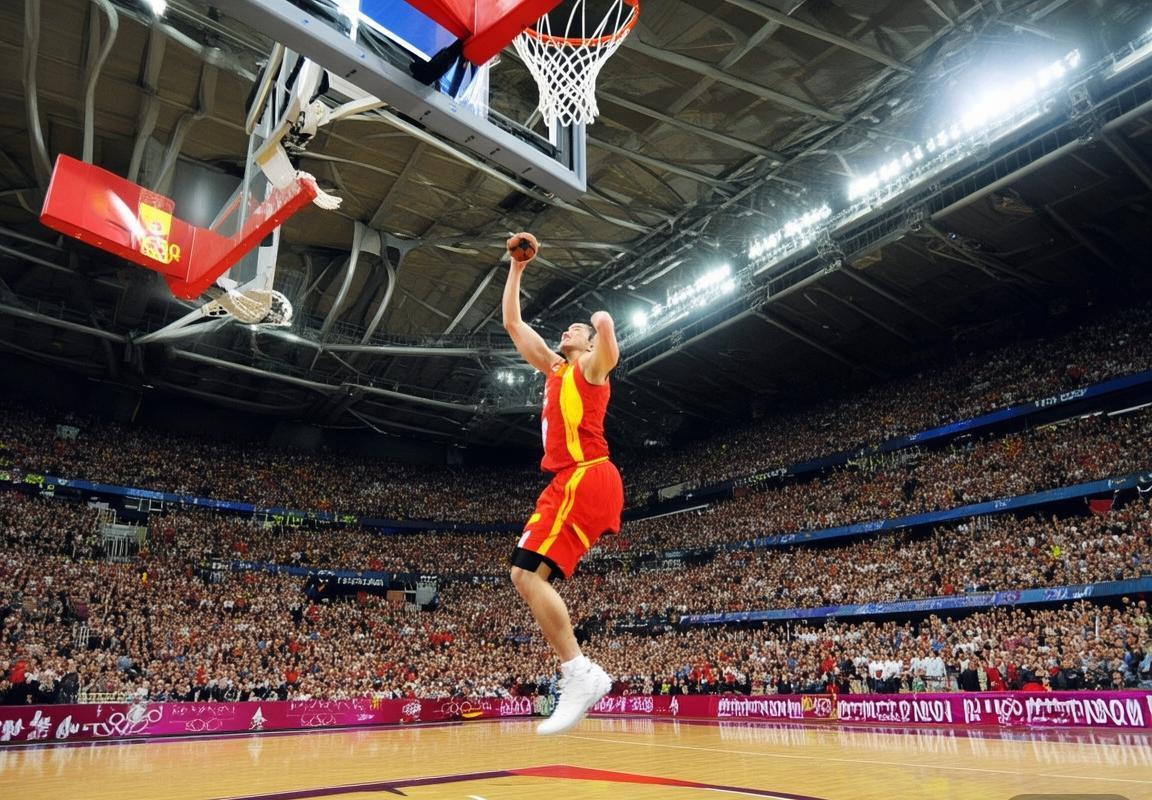 2008年北京奥运会男篮巅峰对决：姚明易建联力挽狂澜经典瞬间回顾(图1)